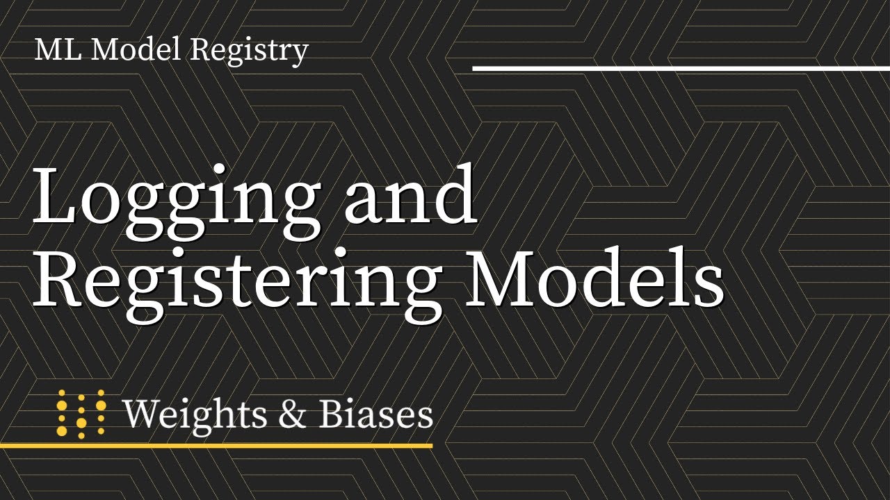 ML Model Registry Part 1: Logging and Registering in Weights & Biases