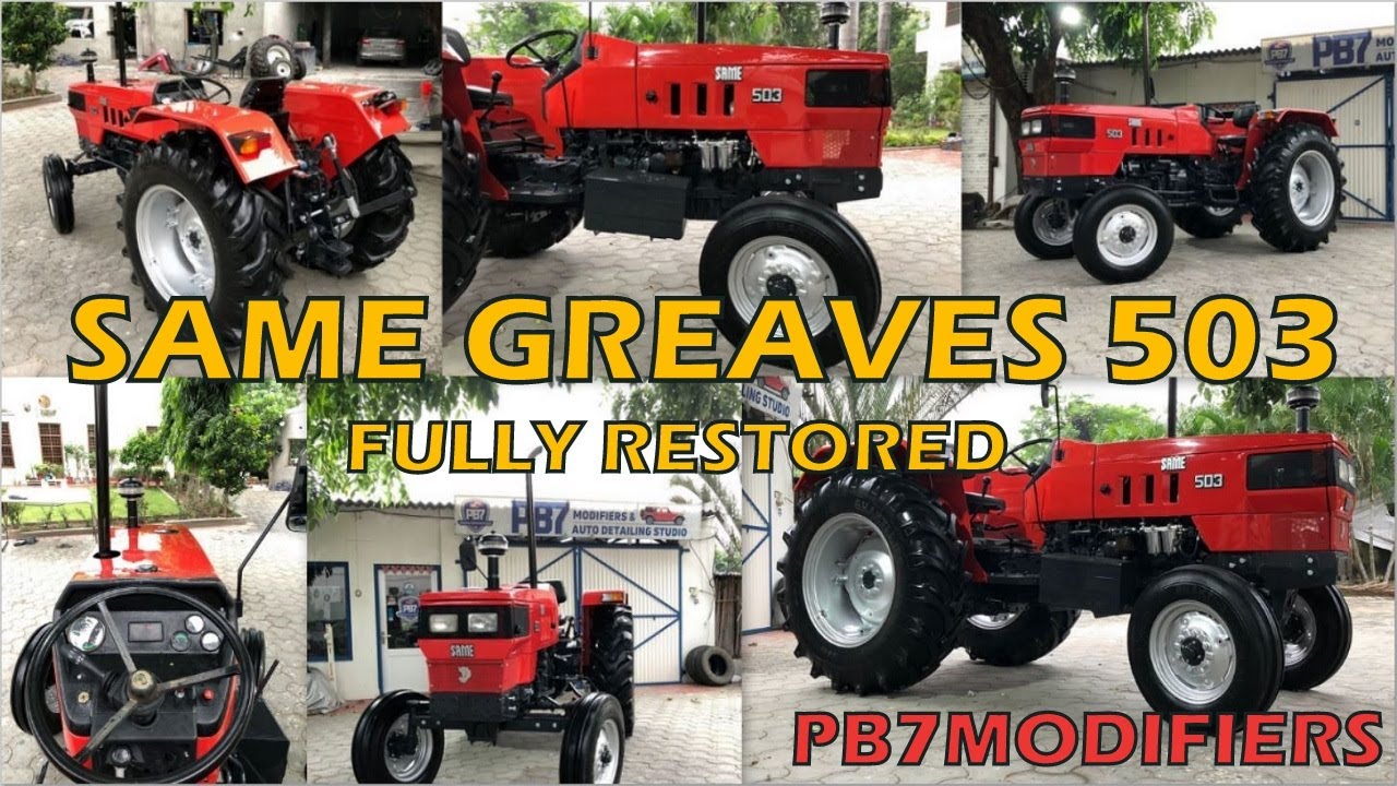 Tractor Restoration || Same Greaves 503 || Paint & Engine Work|| PB7MODIFIERS || Moneysinghofficial