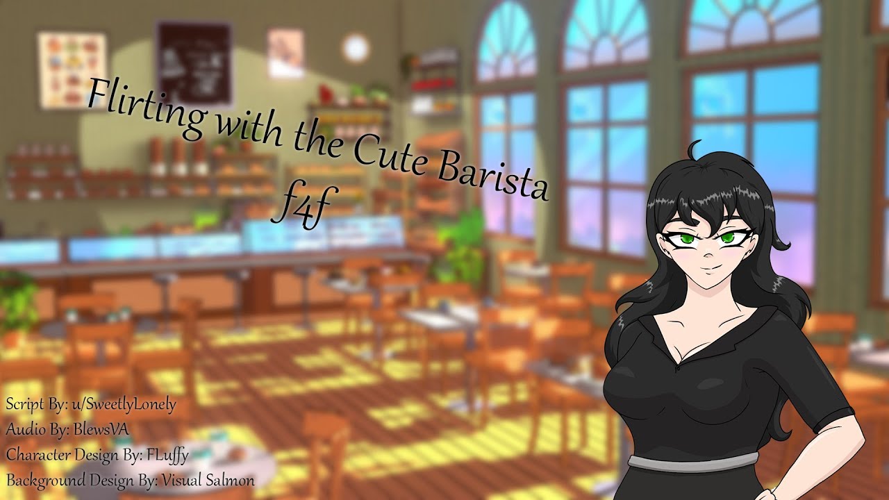[F4F] Flirting with the Cute Barista [Sweet] [Cute] [Strangers to More] [Cafe]