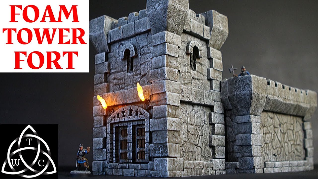 Пенная башня и казармы для D&D