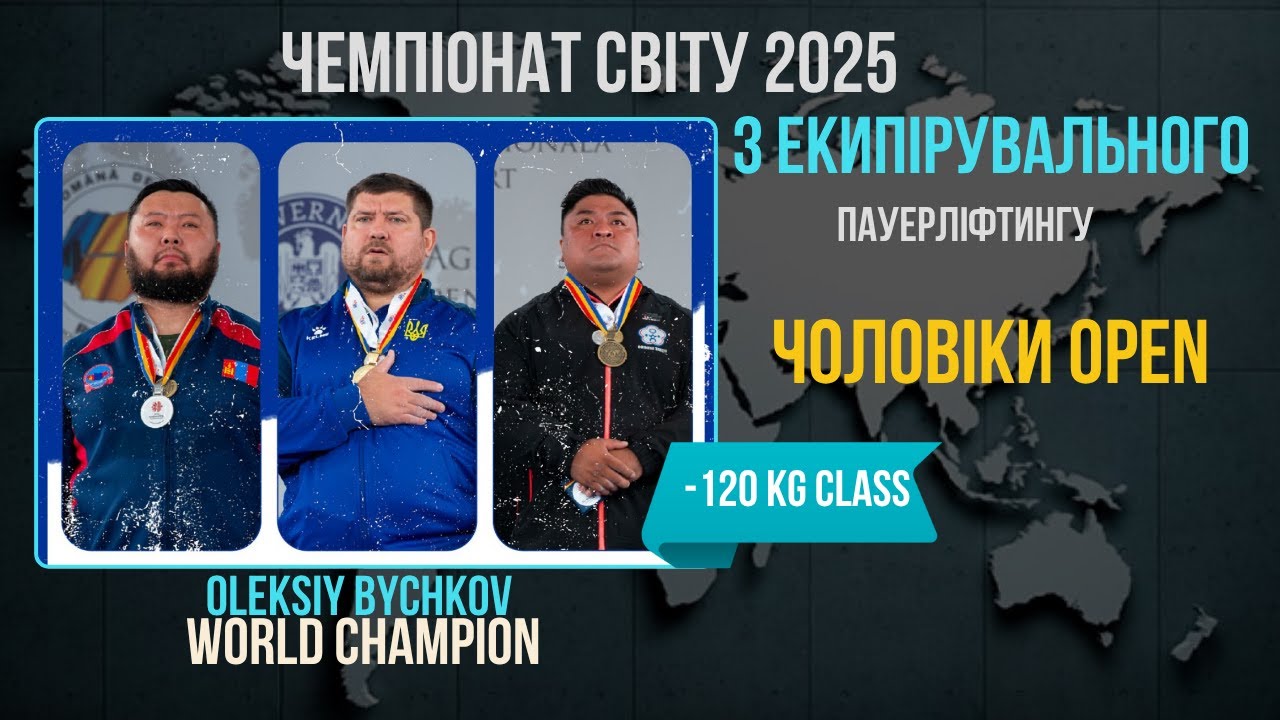 Чоловіки. Категорія до 120 кг | IPF World Open Equipped Powerlifting Champ 2025 | Romania