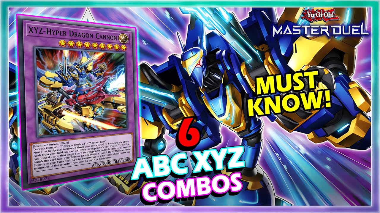 6 ABC XYZ MUST KNOW COMBOS IN YUGIOH MASTER DUEL