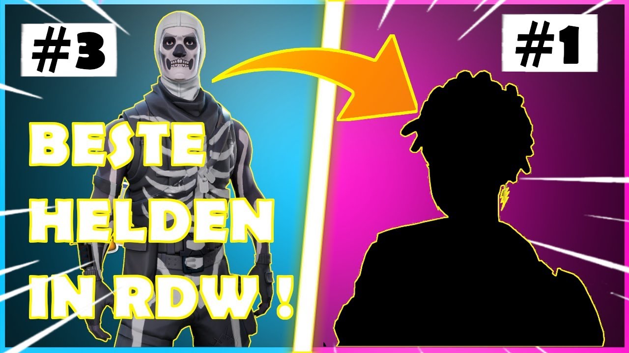 🏆TOP 5 - ST&Auml;RKSTE HELDEN IN RDW ❌ Welcher ist der BESTE HELD?🎯| Fortnite RDW Video | Aveez