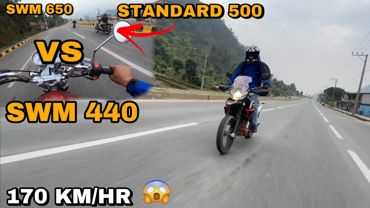 RIDING THIS MONSTER BIKE 🔥 SWM Superdual 650 || Top Speed Run 170km/hr