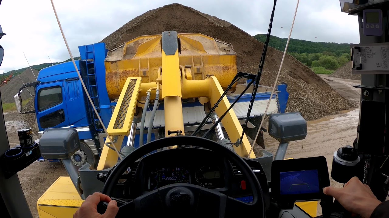 Komatsu WA380-7 ダンプ積み込み13