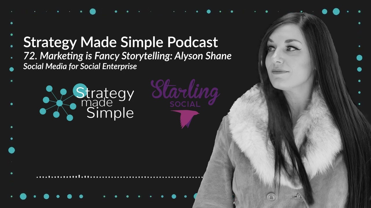 Marketing is Fancy Storytelling: Alyson Shane: Social Media for Social Enterprise