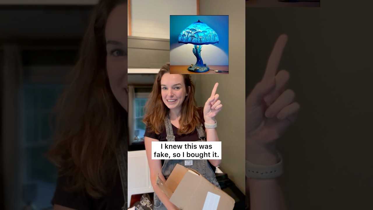 I knew this jellyfish lamp was an AI scam. So I bought it. Here&rsquo;s what they sent. 🤣