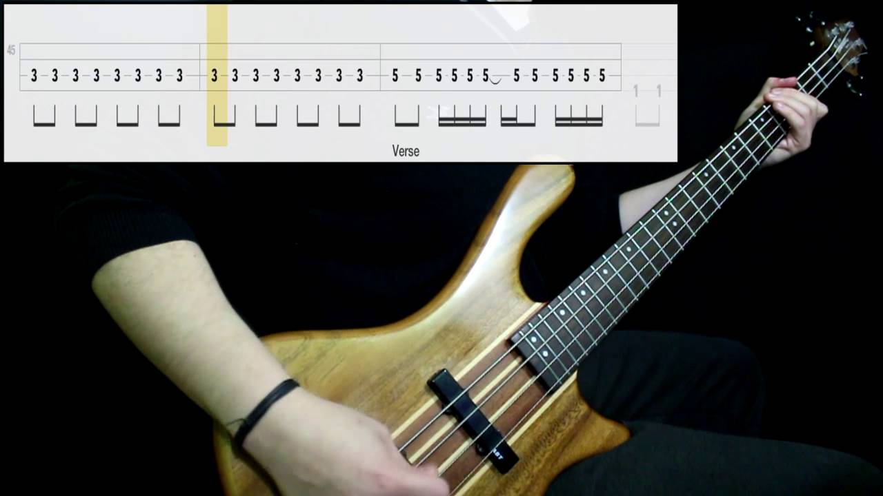 Rise Against - Ready To Fall (Bass Cover) (Play Along Tabs In Video)