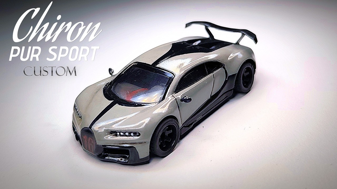 Bugatti Chiron Hot Wheels Custom | Pure Sport Transformation Full Built