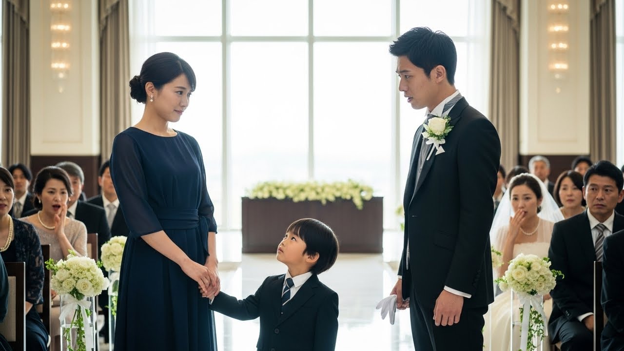 離婚時に妊娠を隠した妻。7年後、元夫の結婚式に息子と現れた瞬間に会場が凍りついた