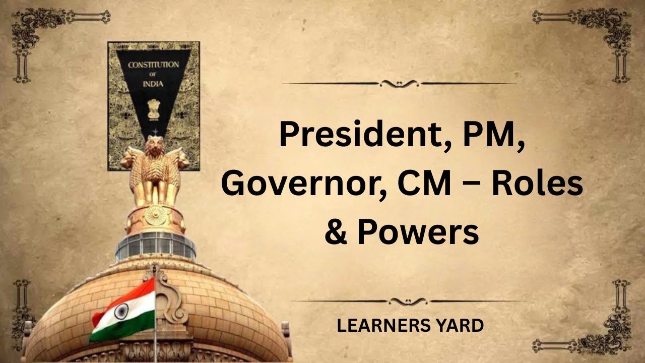 PCS 2025 – Polity Test 8 Discussion | President, PM, Governor, CM – Roles & Power | Learners Yard