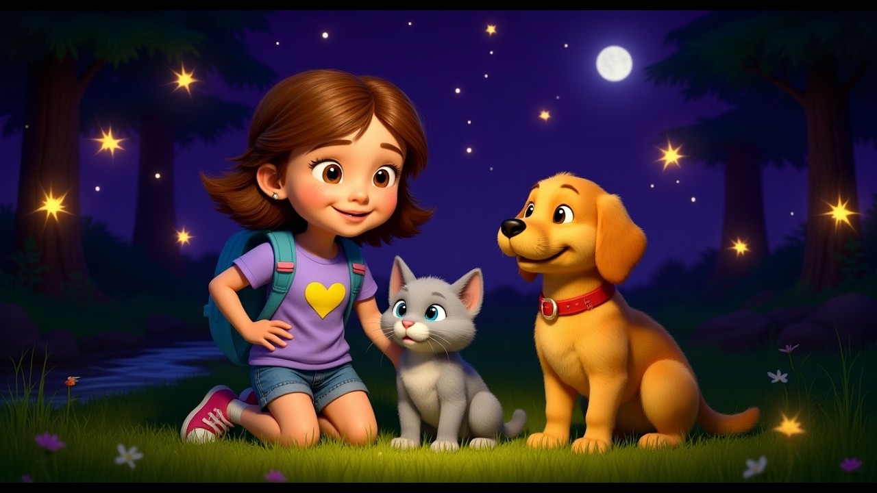 Bedtime Adventures with Mia and Her Brave Dog
