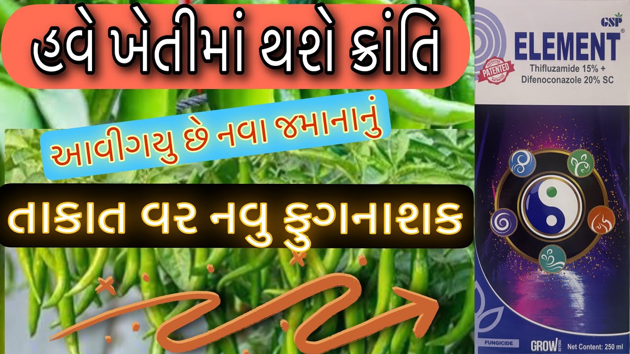 GSP ELEMENT - જી એસ પી એલીમેન્ટ એક ક્રાંતિકારી ફુગનાશક / ડુંગળી /જીરૂ /મરચી /ટમેટી માટે ખાસ