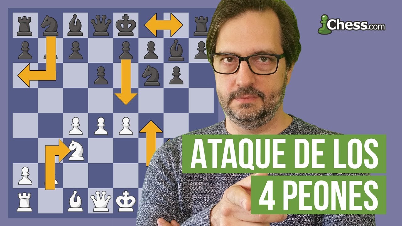 Ataque de los 4 peones contra la India de Rey | Aperturas de Ajedrez en 15 min