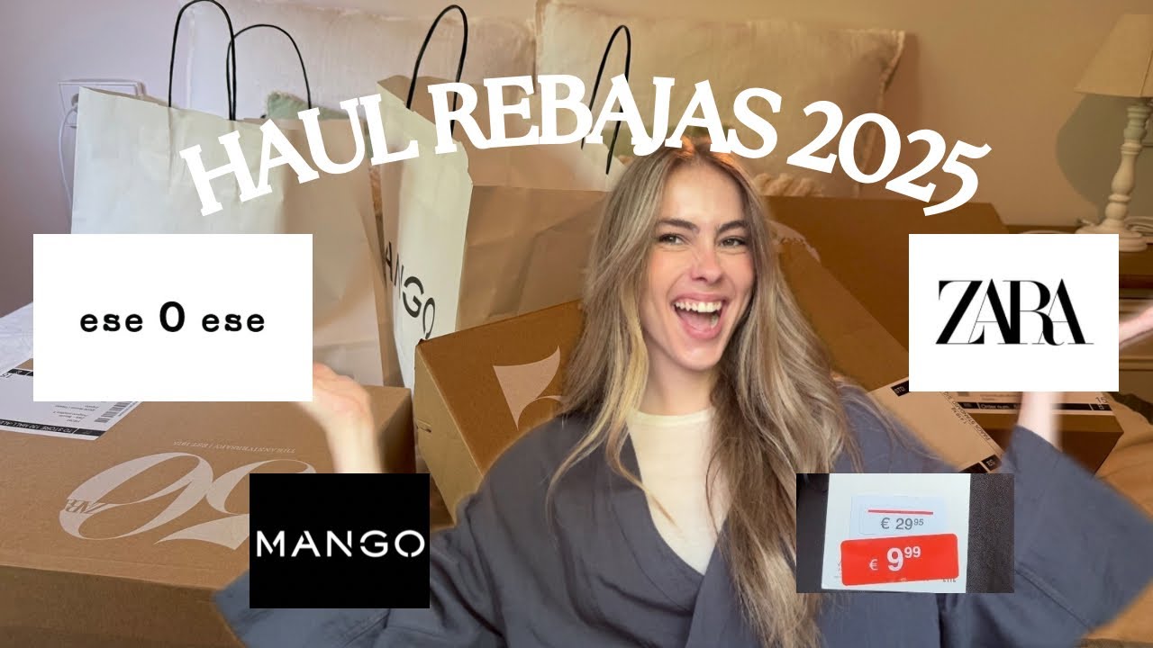 HAUL REBAJAS VERANO 2025 - try on haul (ese o ese, Zara, Mango)