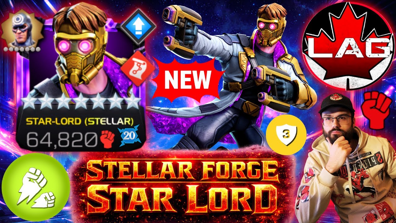 NEW Stellar Forge Star-Lord Is INSANE!! GOD TIER DAMAGE! MID TIER UTILITY? - MCOC