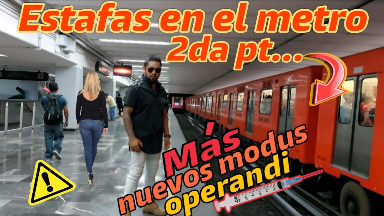4 ESTAFAS en las que podrías caer en el METRO CDMX pt 2, CUIDADO!