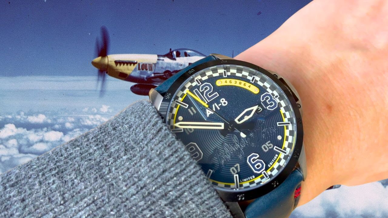A WWII Plane On Your Wrist | AVI-8 P-51 