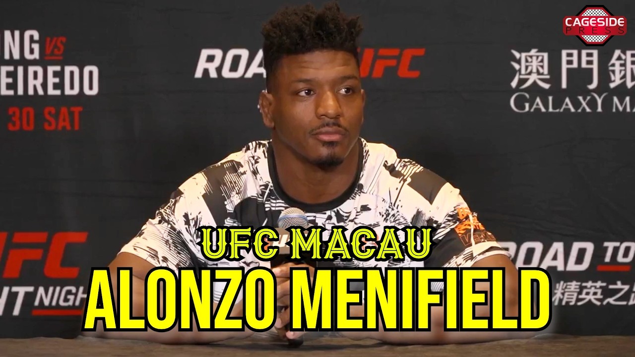 Алонзо Менифилд видит &laquo;возможности повсюду&raquo;, чтобы победить Минъяна | UFC в Макао