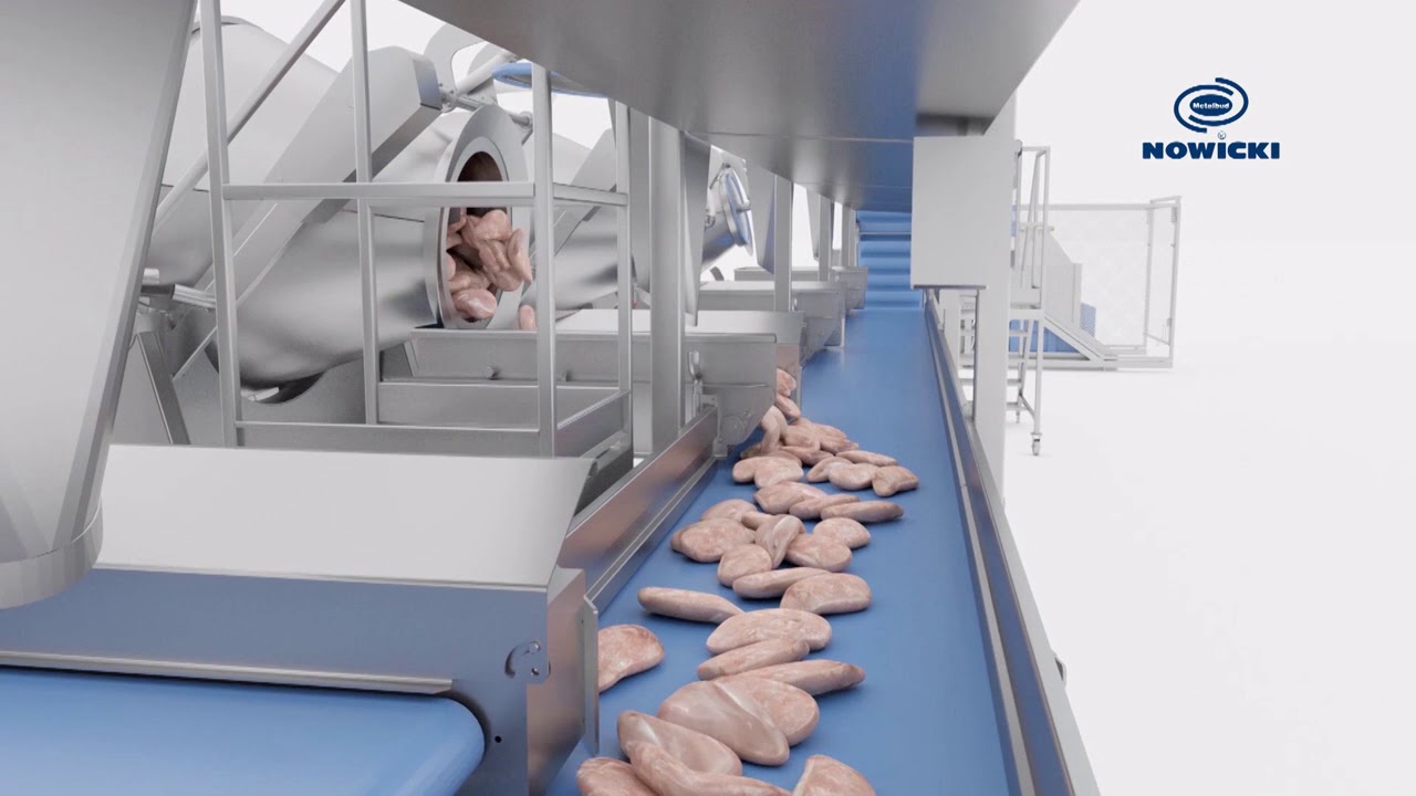 Complete marinade/tumblerlijn - Havantec Food Equipment