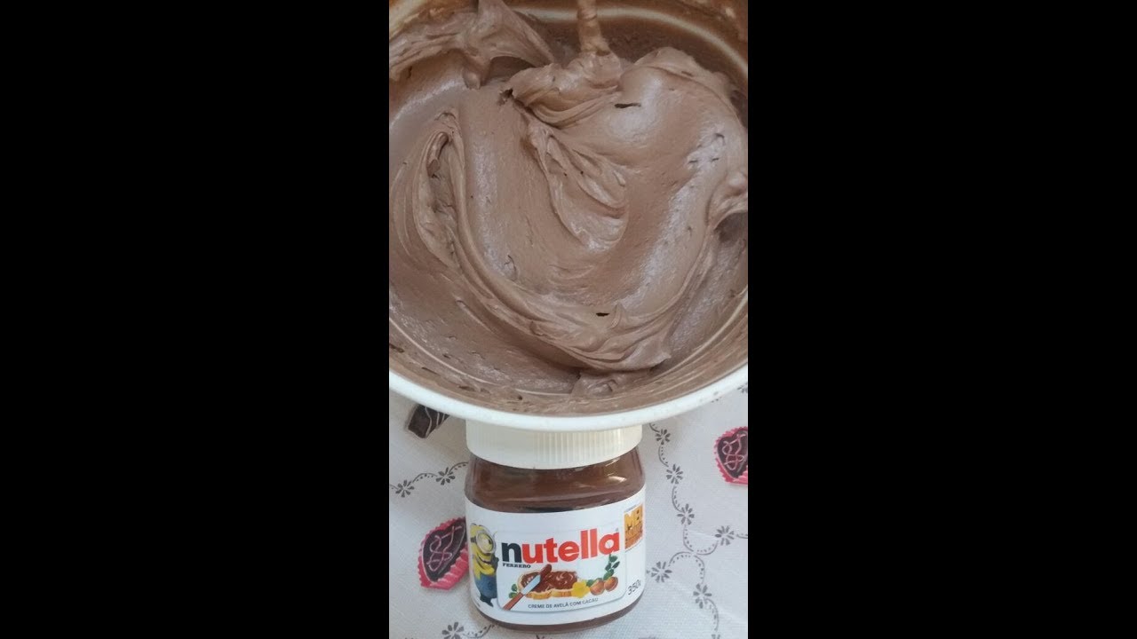 Mousse de Nutella trufado para recheios!