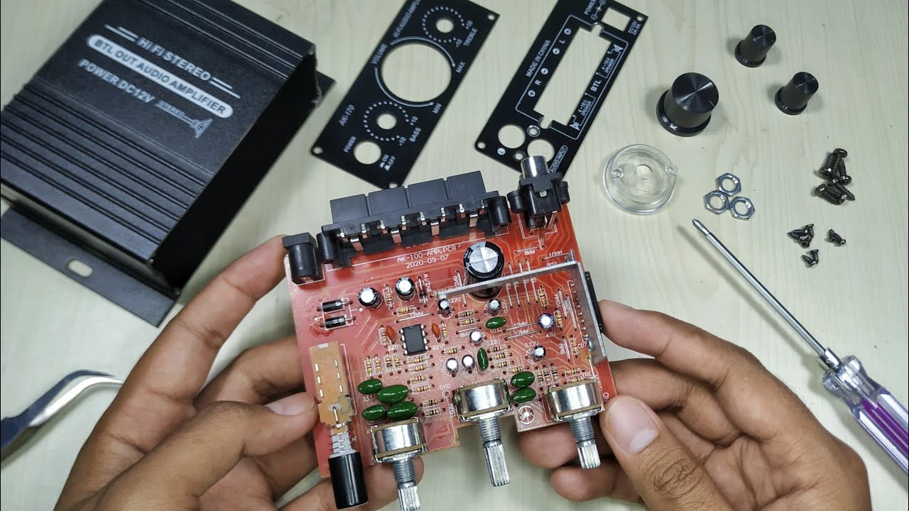 Bongkar & Review Hi Fi Audio Amplifier AK-170, Amplifier Mini