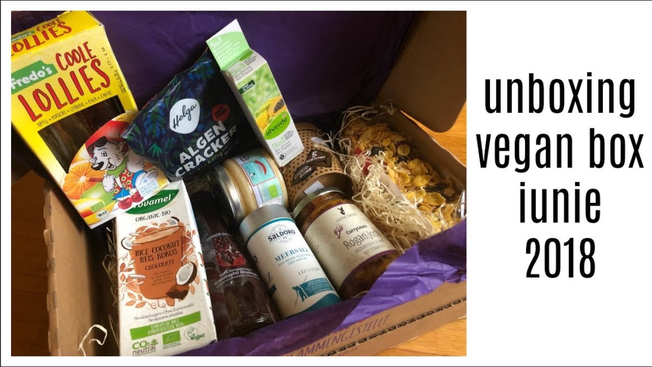 Unboxing Vegan Box Iunie 2018