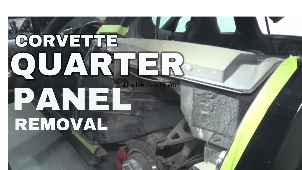 My Wide Body Begins. Corvette Quarter Panel Removal