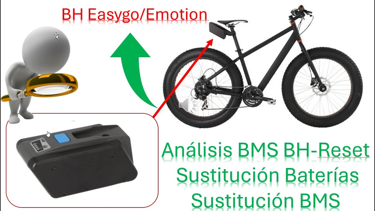 BH Emotion Easygo Bateria 36v -Analisis BMS y Reset- Sustitucion baterias-Sustitucion BMS