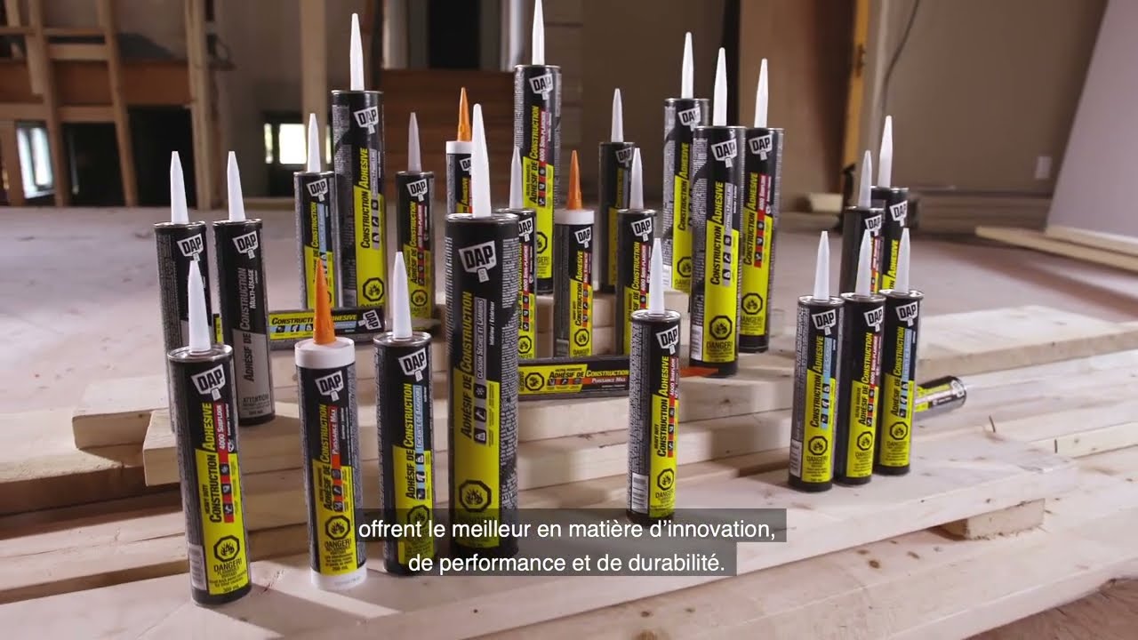 Les adh&eacute;sifs de construction DAP
