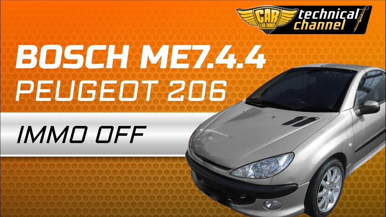 Bosch ME7.4.4 (Peugeot Citroen) ИММО ВЫКЛ | Джули Эмулятор | CarLabImmo