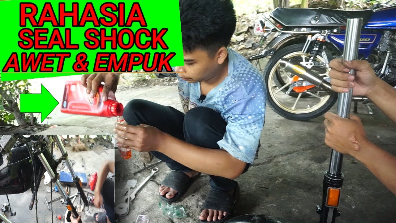 CARA GANTI SEAL OLI SHOCK DEPAN GL PRO I AWET DAN EMPUK