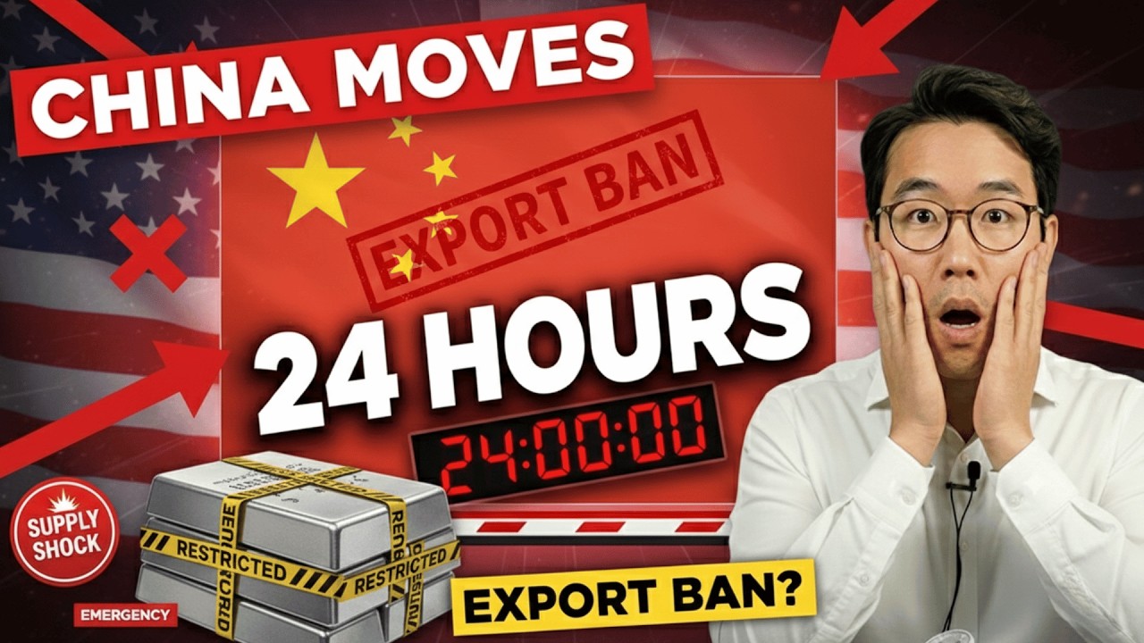CHINA EXPORT BAN: 24 Hours Until Silver SUPPLY SHOCK! (Emergency Alert)