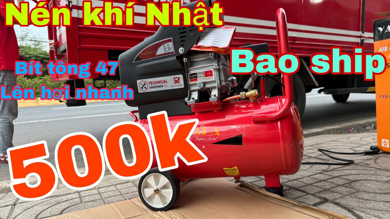 🔴 máy nén khí Nhật lên hơi nhanh thanh lý giá sốc bao ship tận nơi quà tặng nhiều ngày 29/05 /2024