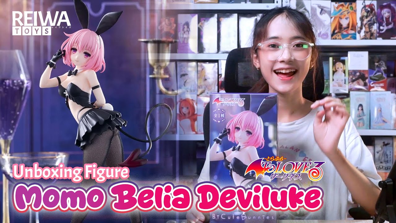 Momo Belia Deviluke BiCute Bunnies Review Unboxing Action Figure