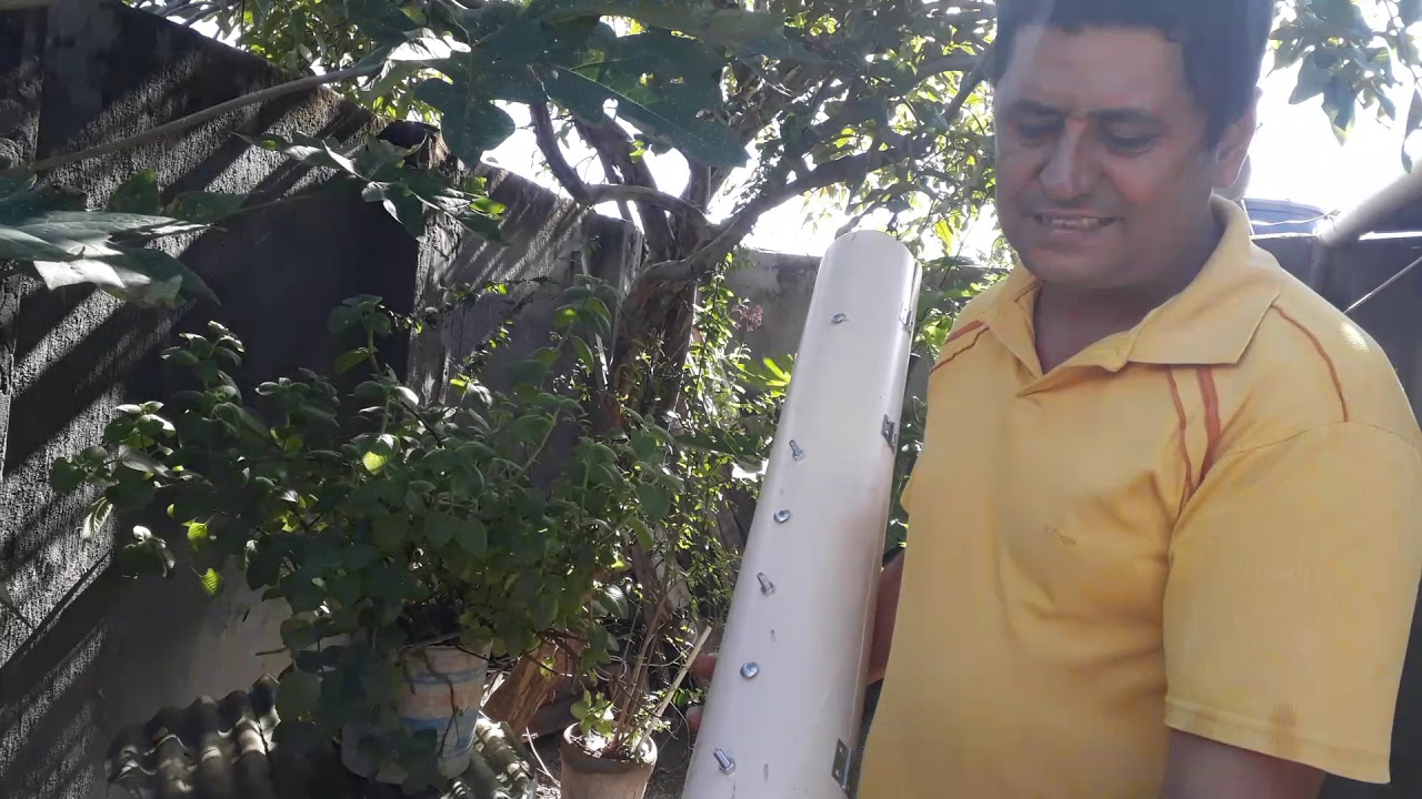 Como fazer forma para morão de concreto.