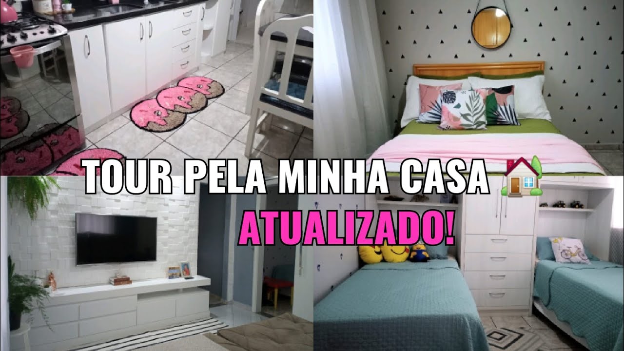 TOUR COMPLETO PELA MINHA CASA SIMPLES 🏡