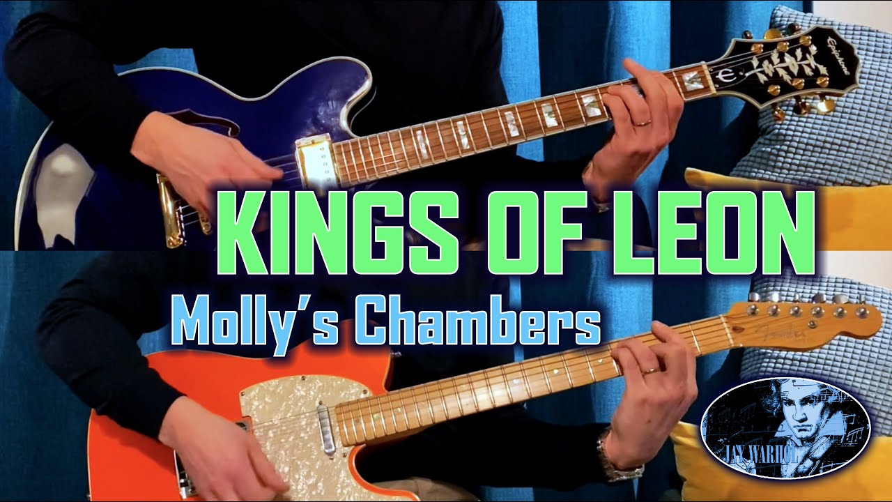 Kings of Leon Molly's Chambers (Guitar cover with BT and solo included)