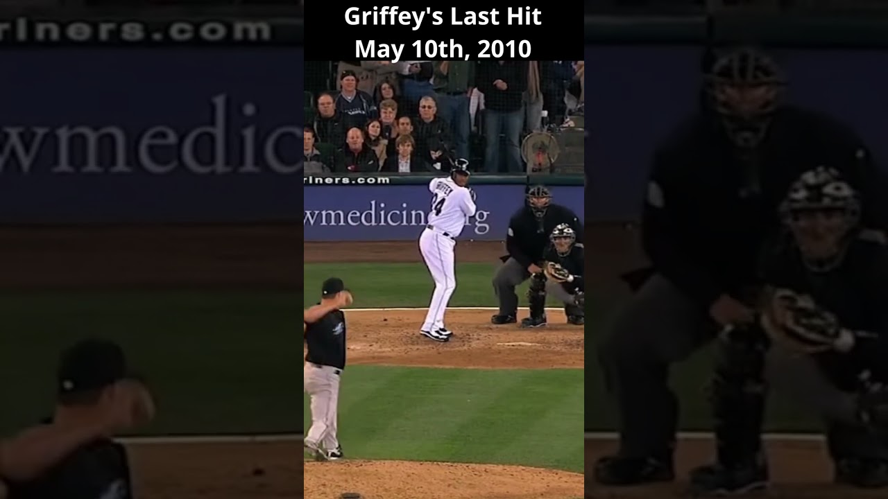 Ken Griffey Jr. FIRST and LAST Career HIT #mariners #baseball