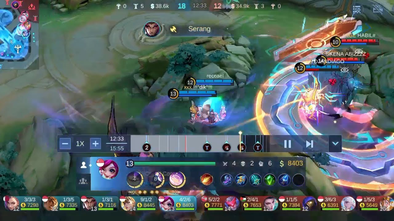 Days 2 sebelum season berakhir Nana mode bar bar di last game mlbb gameplay Indonesia 