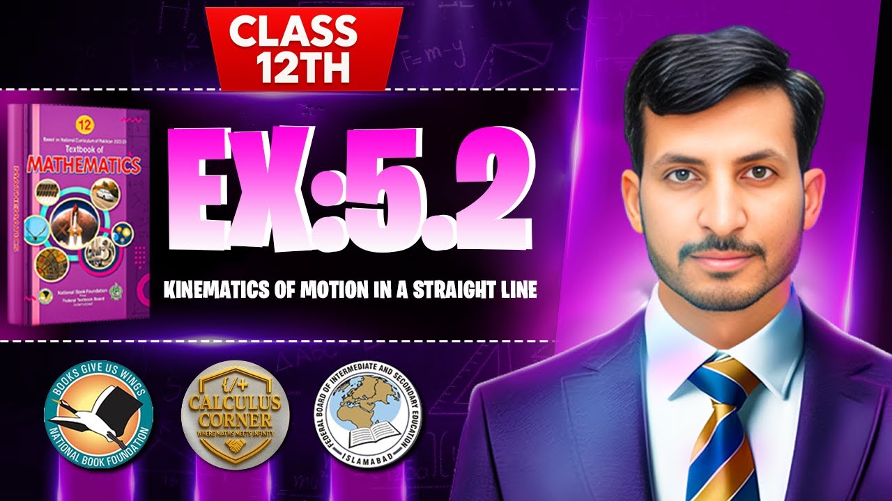Exercise 5.2 Class 12 maths || NBF New Book 2025 || ex 5.2 Class 12 maths NBF || by Calculus Corner
