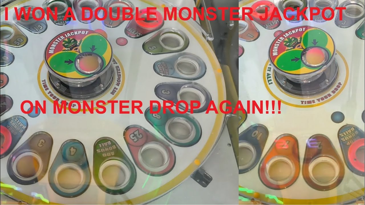 DOUBLE MONSTER JACKPOT ON MONSTER DROP 34!!!