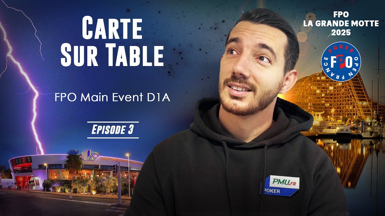 Poker Live FPO La Grande Motte – Hero Call décisif 💥 (Carte sur Table #3)