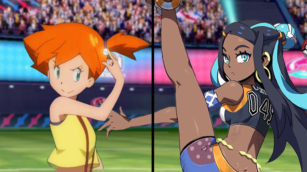 Pokemon Characters Battle Misty Vs Nessa (Water Pokemon Showdown)