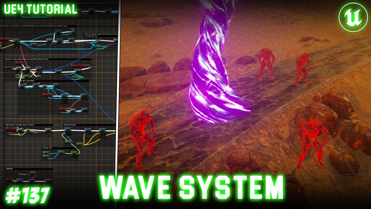 UE4: TUTORIAL #137 | Wave System