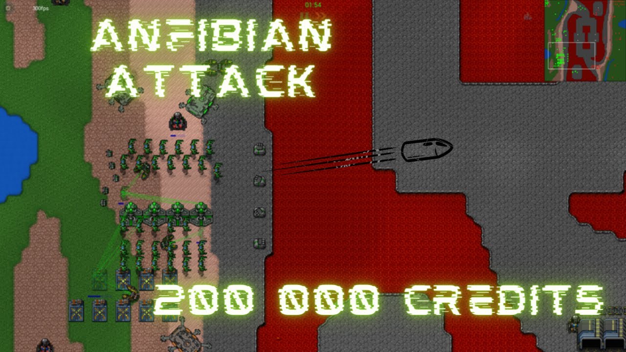 Rusted Warfare - Multiplayer - 200 000 credits - Fast and easy game - Anfibian strat