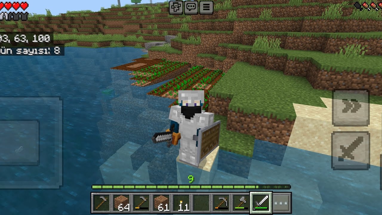 minecraft hayatta kalma tarla yaptım (bölüm 4) 