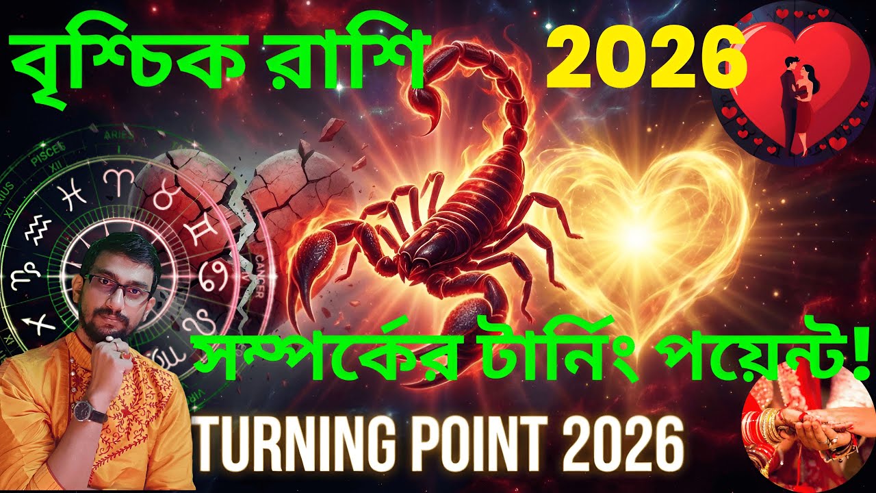 2026 বৃশ্চিক রাশির সম্পর্কের টার্নিং পয়েন্ট! | প্রেম, বিবাহ ও গোপন সত্য | Scorpio Relationship 2026