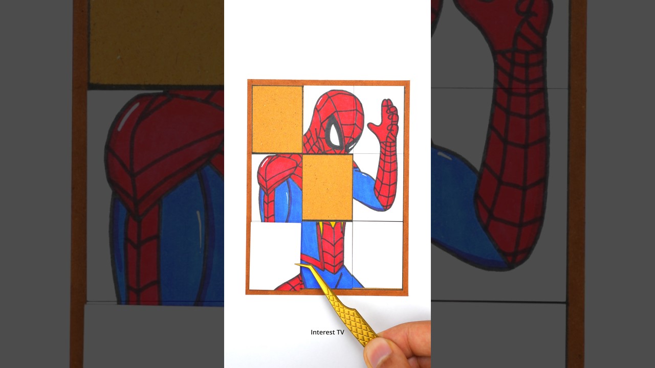Spiderman Brand New Day Cardboard Sheet Puzzle #superhero #spiderman #puzzle