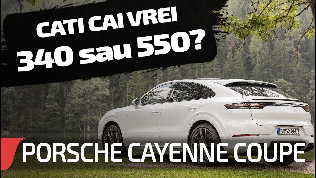 NOUL PORSCHE CAYENNE COUPE CU 340 CP SI TURBO CU 550 CP | review eblogAUTO
